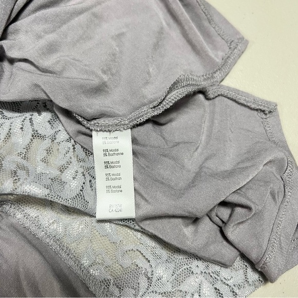 P.J. Salvage V-neck Lace Back Soft Modal Top - Picture 4 of 5